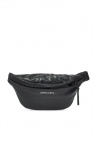 Diesel BLACK Belt bag with logo