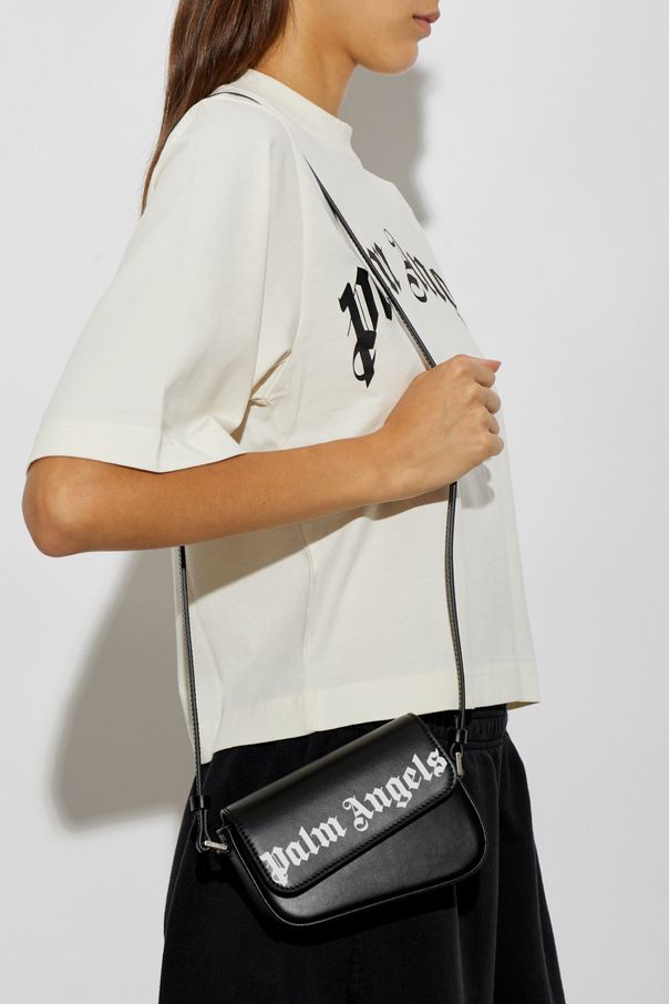Palm Angels Mala de couro ‘Crash’