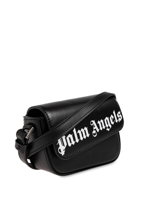 Palm Angels Mala de couro ‘Crash’