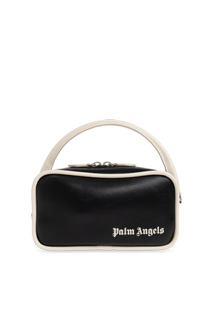 Bolso de cuero con logo