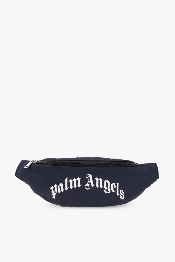 Palm Angels Kids Belt bag Grey with logo