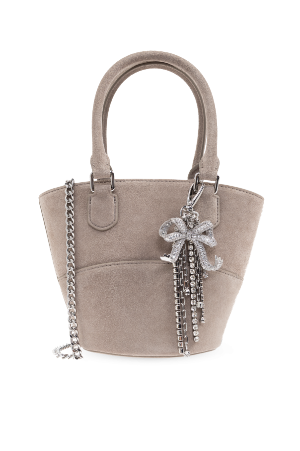 Suede handbag od Self-Portrait