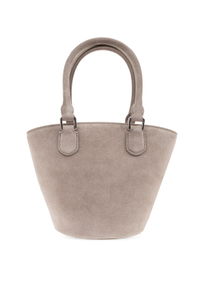 Self-Portrait Suede handbag