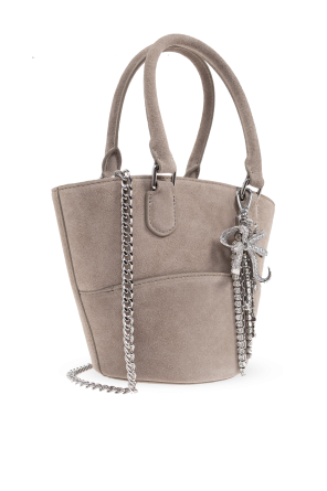 Self-Portrait Suede handbag