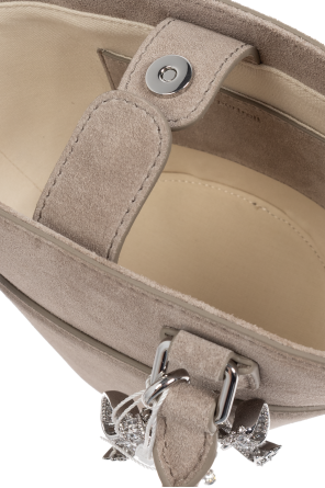 Self-Portrait Suede handbag