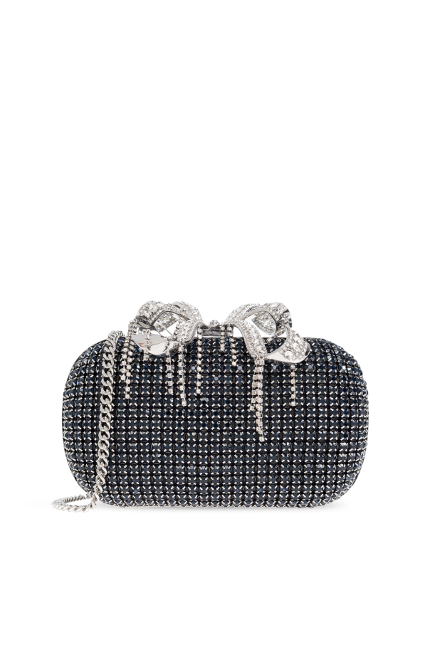 Clutch with shimmering crystals od Self-Portrait