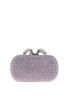 Self-Portrait Clutch con cristales brillantes