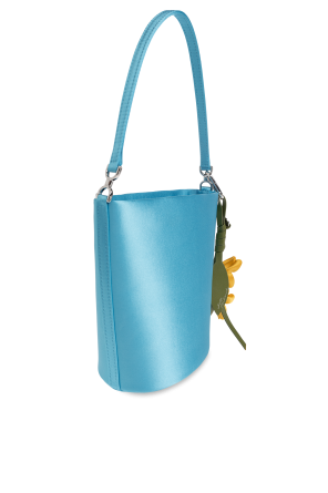 Self-Portrait Satin bag with keychain