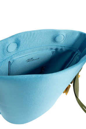Self-Portrait Satin bag with keychain