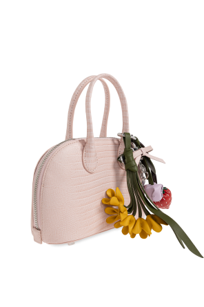 Self-Portrait Leather bag with keychain