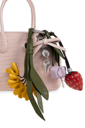 Self-Portrait Leather bag with keychain