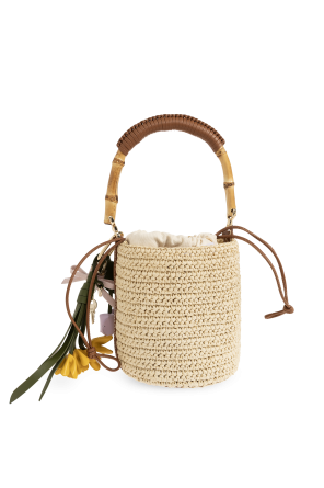 Self-Portrait Raffia bag