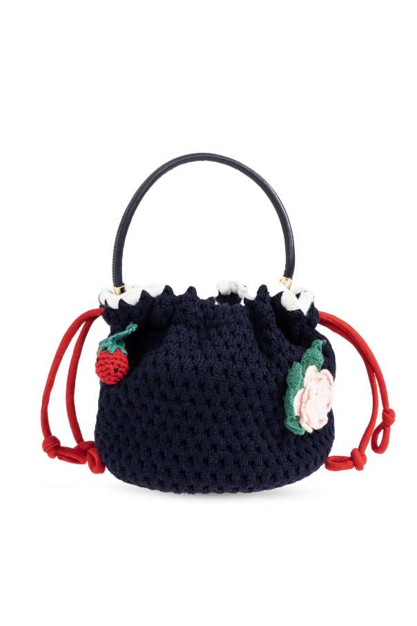 Bag with appliqués od Self-Portrait Kids