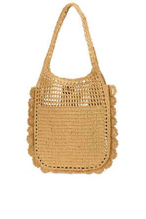 Ulla Johnson Geantă tip tote plată din rafie „Marina Raffia Flat Tote”