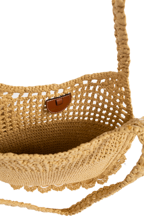 Ulla Johnson Geantă tip tote plată din rafie „Marina Raffia Flat Tote”