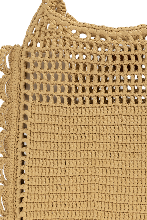 Ulla Johnson Geantă tip tote plată din rafie „Marina Raffia Flat Tote”