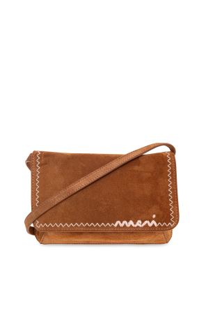 Leather shoulder bag