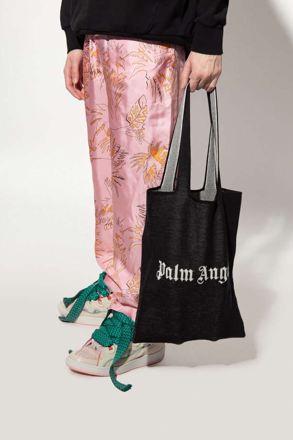 Palm Angels Shopper bag with Lizard