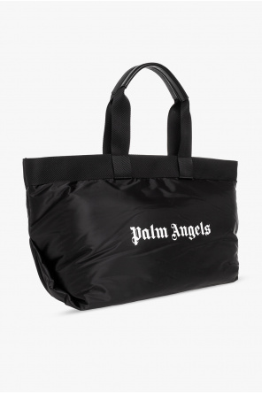 Palm Angels Shopper Quilted bag with logo