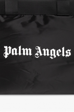 Palm Angels Shopper bag lizard-skin with logo