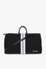 Palm Angels BLACK Holdall bag with logo