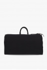 Palm Angels BLACK Holdall bag with logo