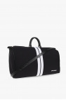 Palm Angels BLACK Holdall bag with logo