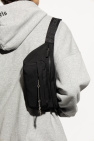 Palm Angels BLACK Belt bag with logo