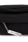 Palm Angels BLACK Belt bag with logo