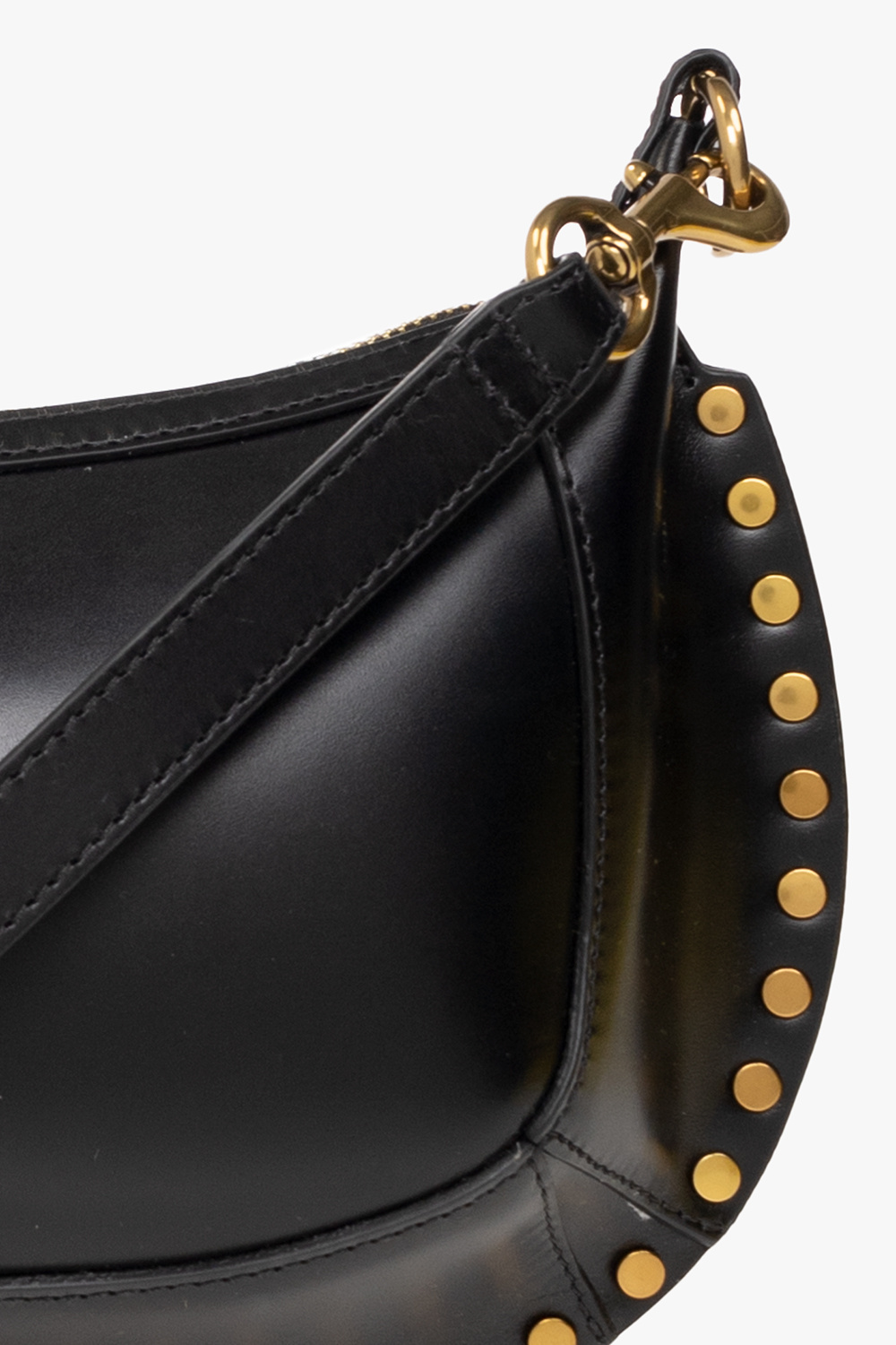 Isabel Marant Women's Black Asli Suede and Leather Crossbody bag