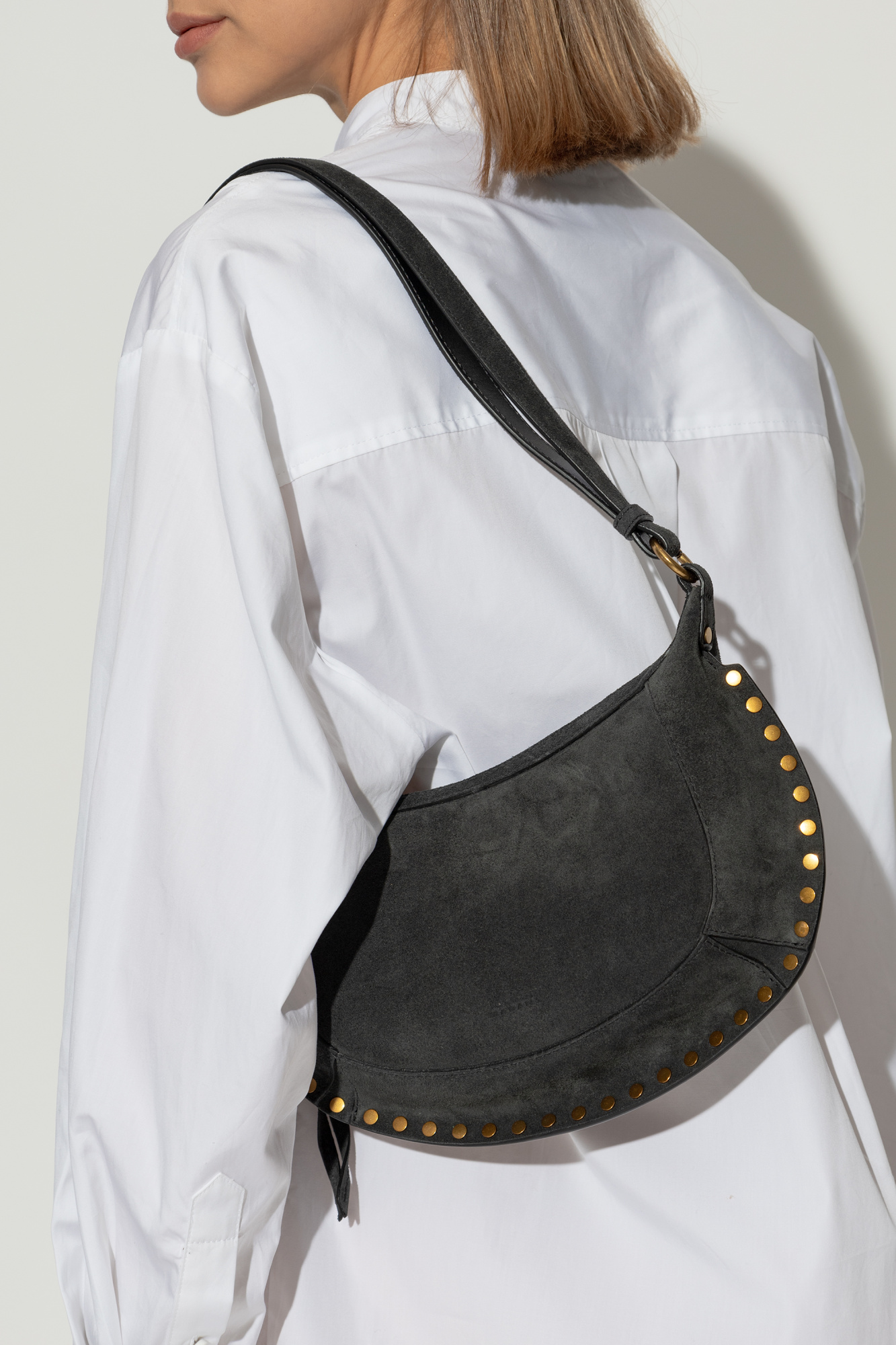 Isabel Marant Shoulder Bag `Oskan Moon`