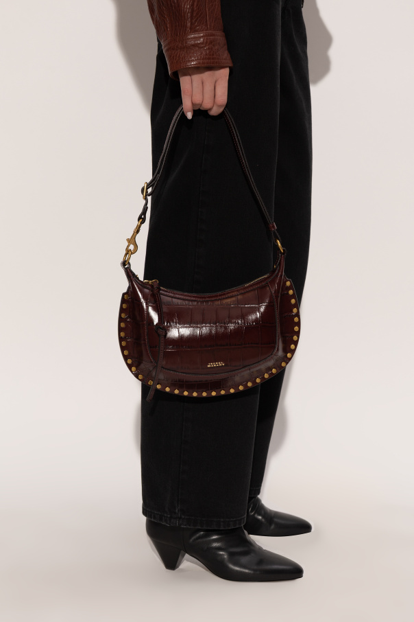 Isabel Marant Schultertasche aus Leder ‘Oskan Moon’