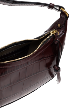 Isabel Marant Schultertasche aus Leder ‘Oskan Moon’