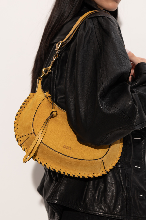 Isabel Marant Leder-Schultertasche ‘Oskan Moon’
