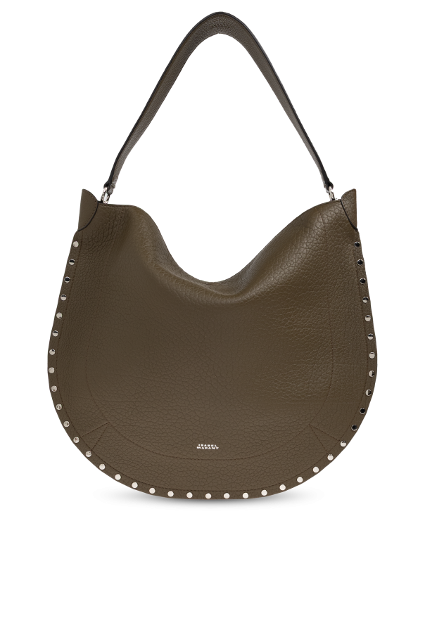 Leather shoulder bag 'Oskan Hobo Soft' od Isabel Marant