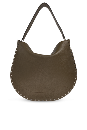 Isabel Marant Bolso de hombro de cuero ‘Oskan Hobo Soft’