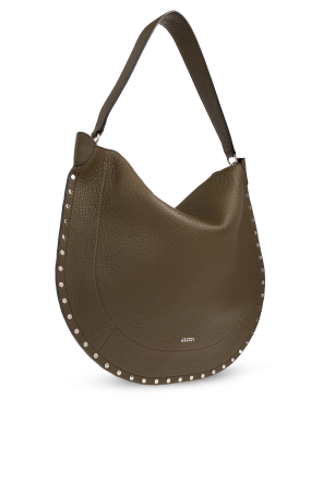 Isabel Marant Bolso de hombro de cuero ‘Oskan Hobo Soft’