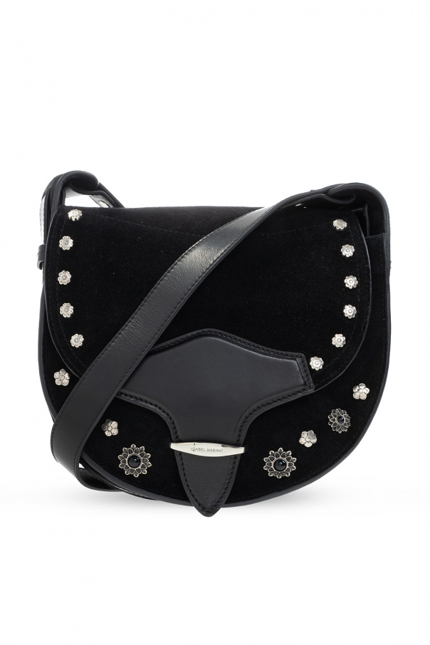 Isabel Marant mirror-detail mini bag Black