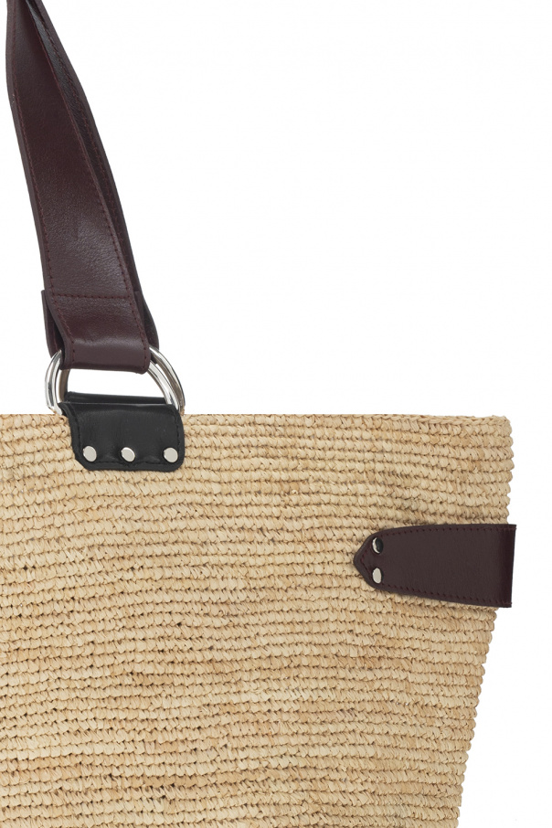 Bahiba Large Straw Tote Bag in Beige - Isabel Marant