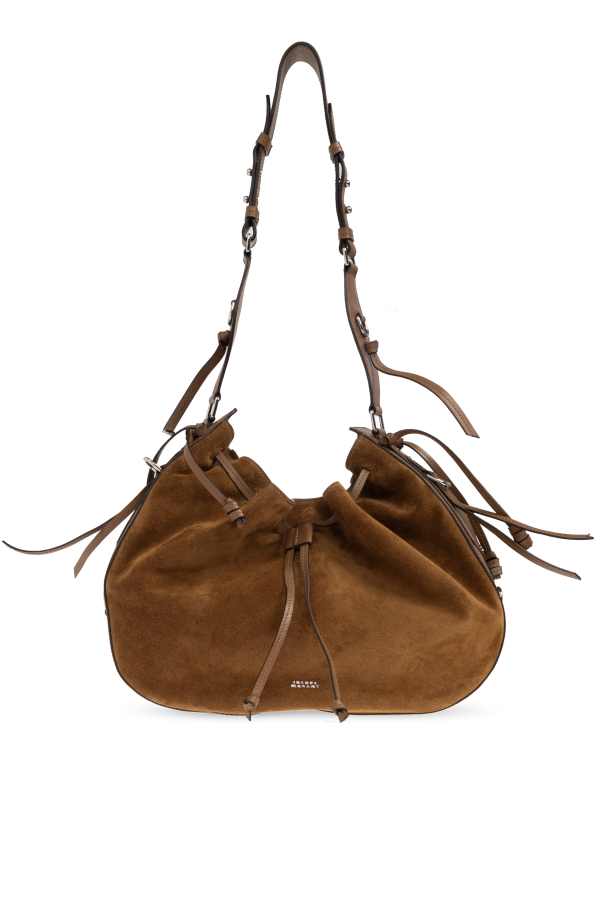Suede shoulder bag ‘Bolton Hobo’ od Isabel Marant