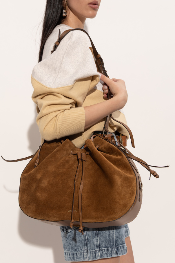 Isabel Marant Suede shoulder bag ‘Bolton Hobo’