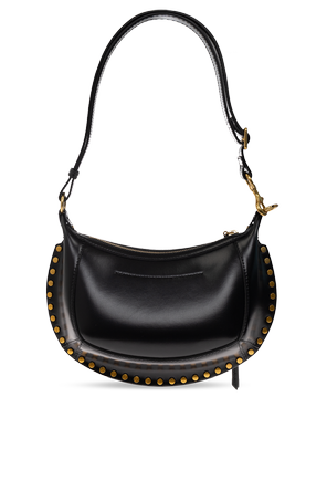 Isabel Marant Mala "Moon" de ombro em pele preta Isabel Marant