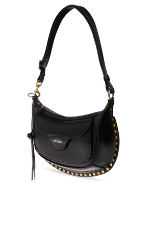 Isabel Marant Mala "Moon" de ombro em pele preta Isabel Marant