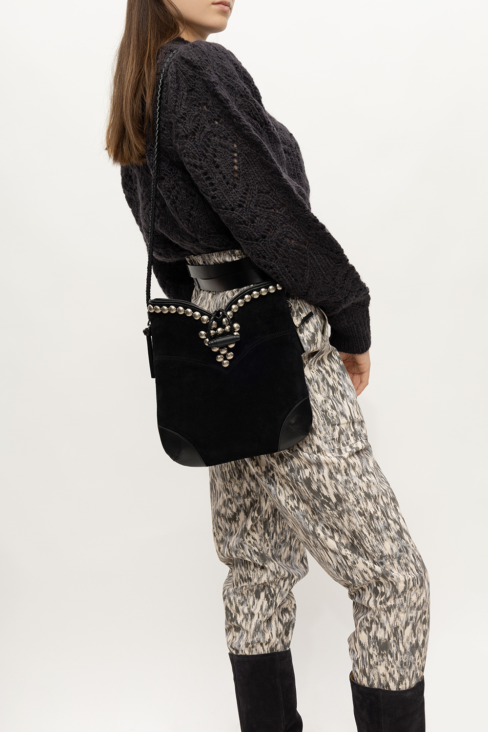 Isabel Marant ‘Tyag’ suede shoulder bag