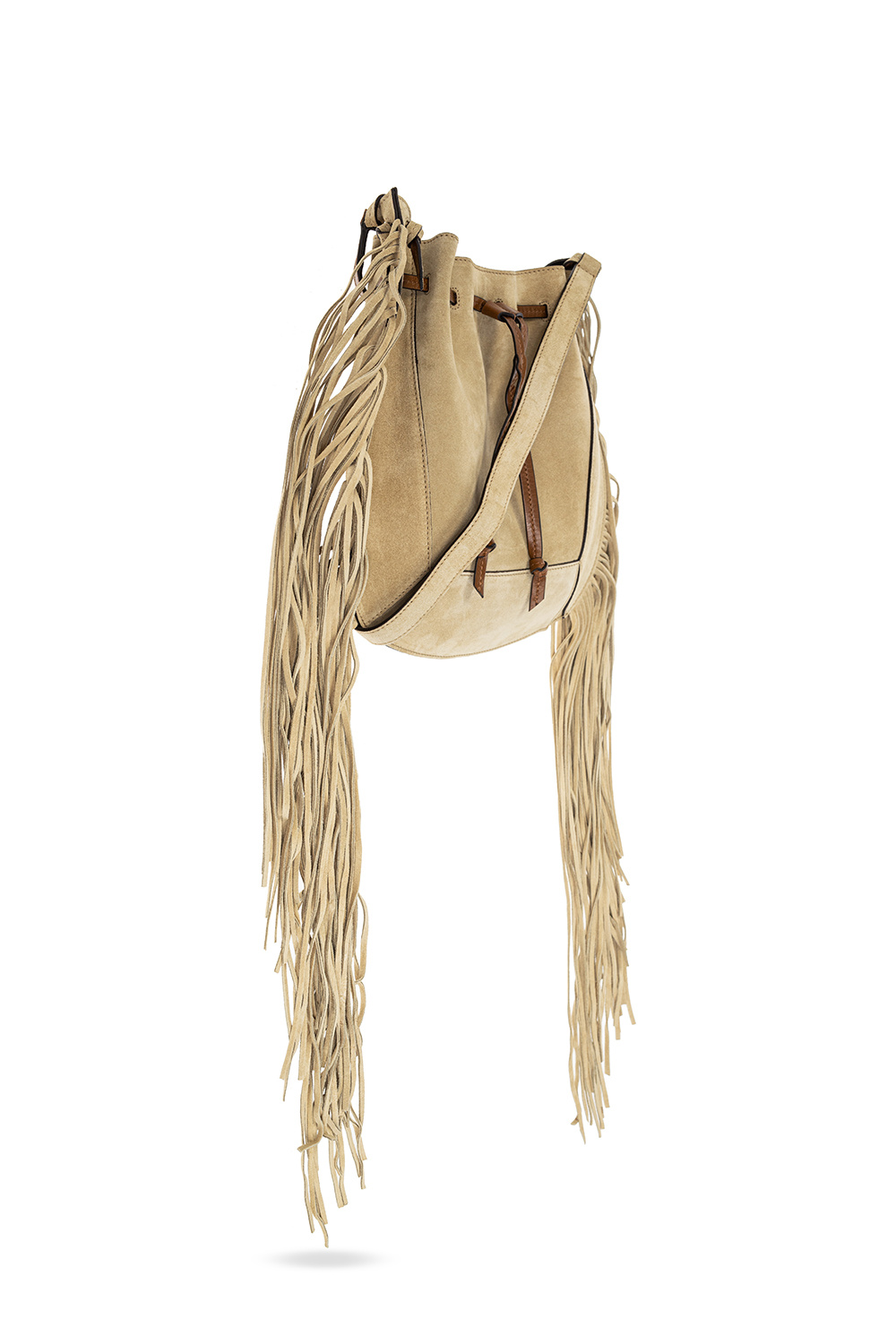 Isabel Marant ‘Oskaf’ shoulder Straw bag