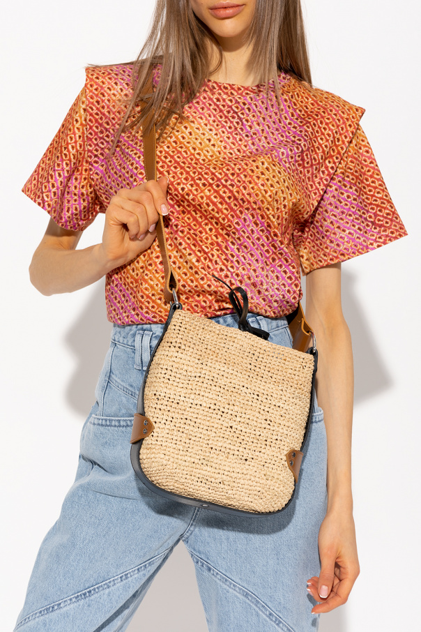 Isabel Marant ‘Bayia Mini’ shoulder high-shine bag