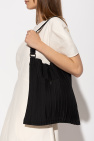 Issey Miyake Pleats Please Pleated shoulder logo-print bag