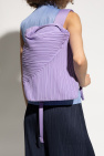 Pleats Please Issey Miyake PURPLE Pleated Backpack