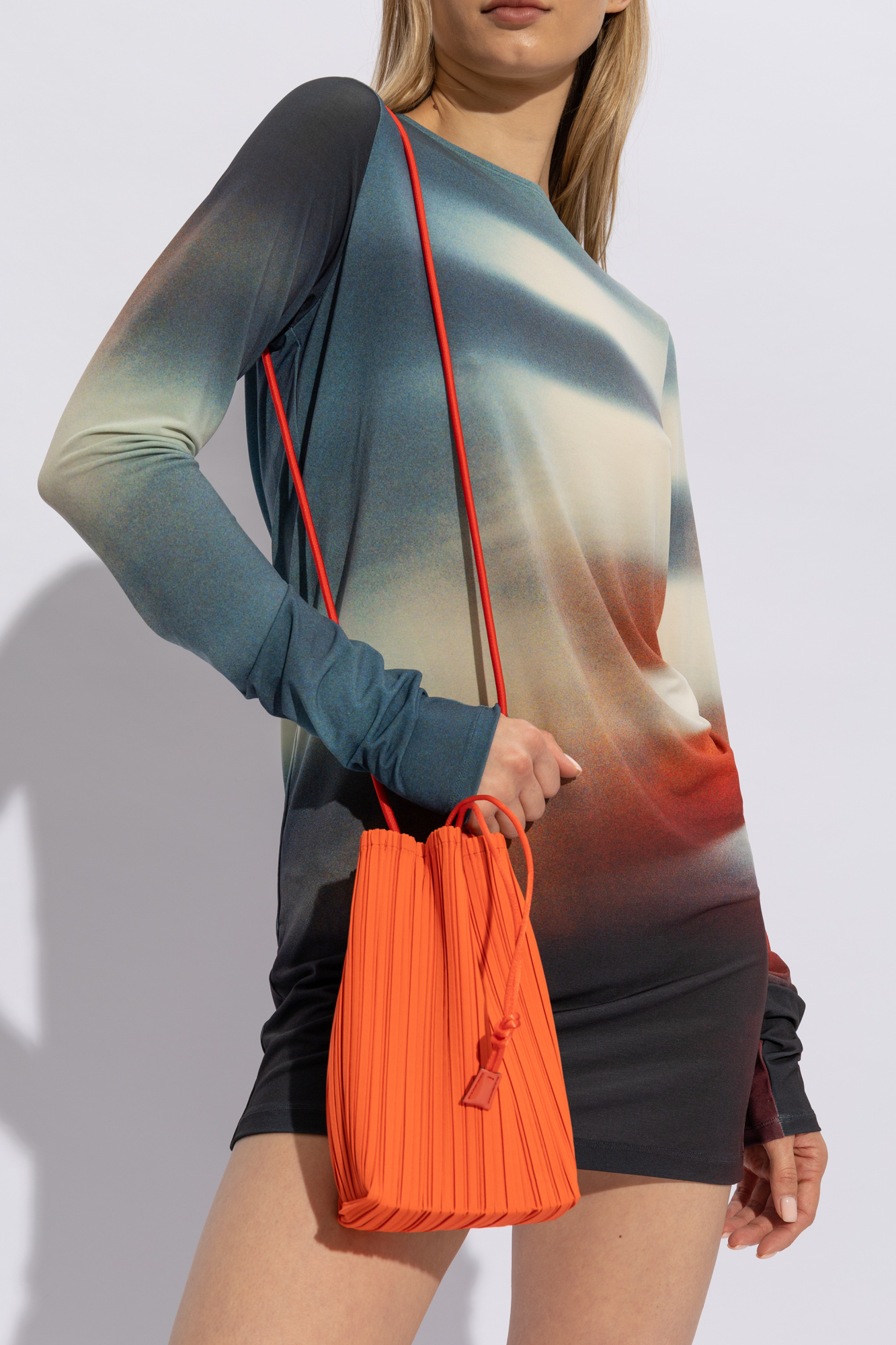 Orange Shoulder Bag Issey Miyake Pleats Please - Vitkac GB