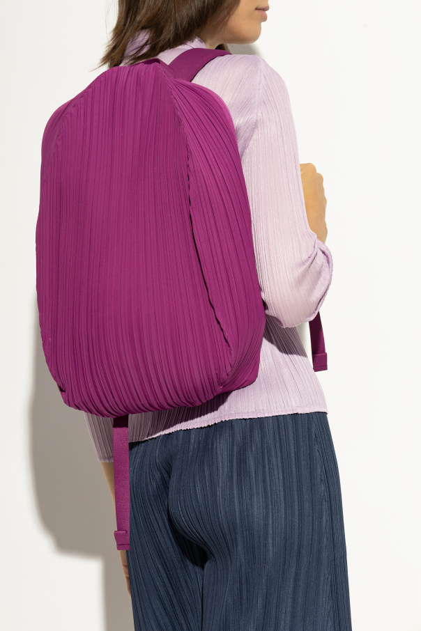 Pleats Please Issey Miyake Plissierter Rucksack
